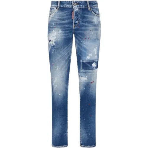 Jennifer Ripped Jeans , female, Sizes: S, XS, 3XS - Dsquared2 - Modalova