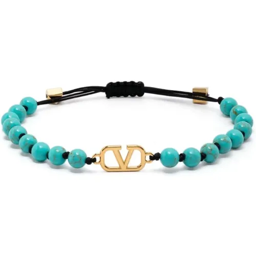 Bijoux VLogo Signature Rockstud Bracelet , male, Sizes: ONE SIZE - Valentino Garavani - Modalova