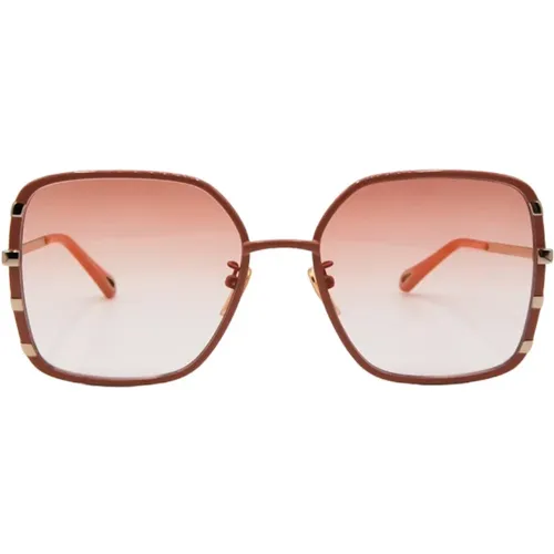 Enralked Square Sunglasses for Women , female, Sizes: 59 MM - Chloé - Modalova