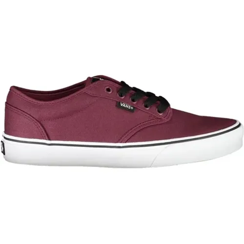 Polyester Sneaker with Contrast Details , male, Sizes: 8 1/2 UK, 9 UK, 10 UK - Vans - Modalova