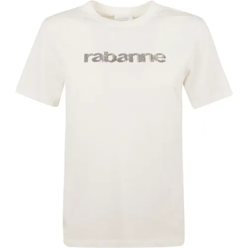 T-Shirts , Damen, Größe: XS - Paco Rabanne - Modalova