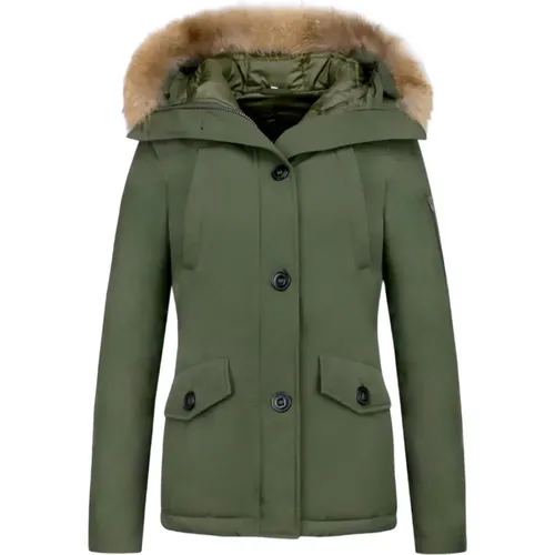 Winter Jacket Canada Short - Women Parka Side Pockets - 503G , female, Sizes: L, M, S, XL - TheBrand - Modalova