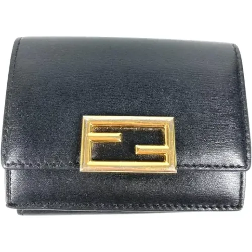 Pre-owned Leather wallets , female, Sizes: ONE SIZE - Fendi Vintage - Modalova