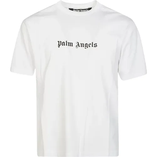 Classic Logo Tee , male, Sizes: XL - Palm Angels - Modalova