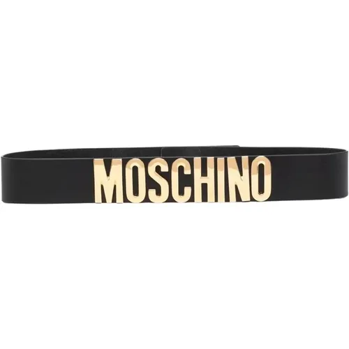 Leather Belt , female, Sizes: XS, 2XS, S, M - Moschino - Modalova