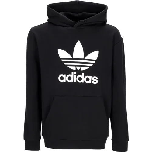 Klassischer Trefoil Hoodie Leichter Sweatshirt , Herren, Größe: L - Adidas - Modalova