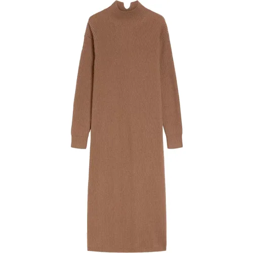 Wool Cashmere Midi Dress , female, Sizes: S, XS - Max Mara - Modalova