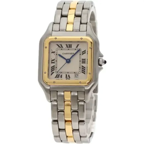 Pre-owned Stainless Steel watches , male, Sizes: ONE SIZE - Cartier Vintage - Modalova