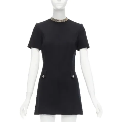Pre-owned Wool dresses , female, Sizes: S - Yves Saint Laurent Vintage - Modalova