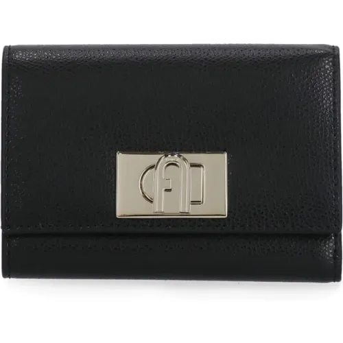 Men`s Leather Wallet with Card and Banknote Holders , female, Sizes: ONE SIZE - Furla - Modalova