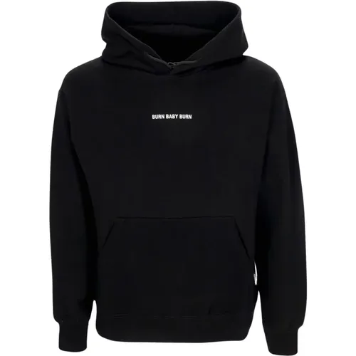 Schwarzer leichter Hoodie mit Schlangenmuster , Herren, Größe: M - Propaganda - Modalova