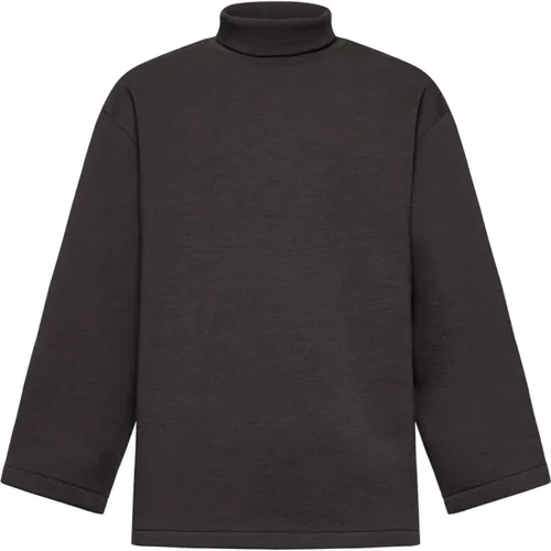 Melange Turtleneck Sweatshirt , male, Sizes: S, L, M - Lemaire - Modalova