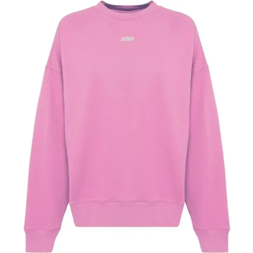 Bi-Farbiger Sweatshirt - Pink Autry - Autry - Modalova