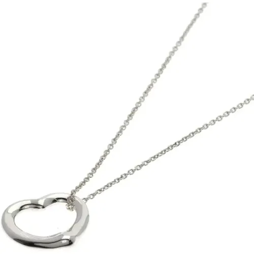 Pre-owned Silver necklaces , female, Sizes: ONE SIZE - Tiffany & Co. Pre-owned - Modalova