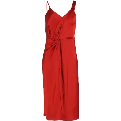 Pre-owned Satin dresses , female, Sizes: S - Alexander Wang Pre-owned - Modalova