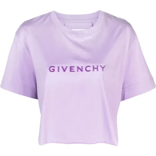 T-shirts and Polos Lilac , female, Sizes: S, L, XS, M - Givenchy - Modalova
