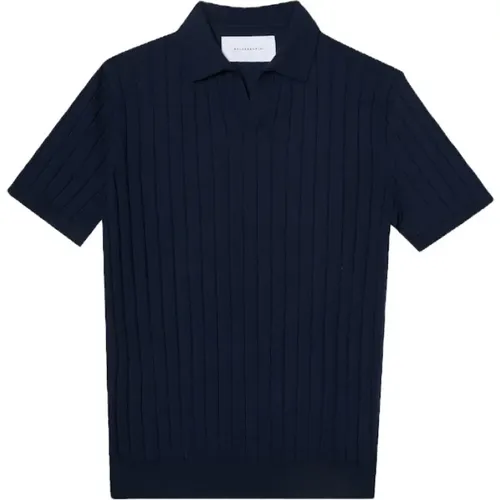 Short Sleeve Knit Sweater Korek-1 , male, Sizes: L, S, M, XL - BALDESSARINI - Modalova