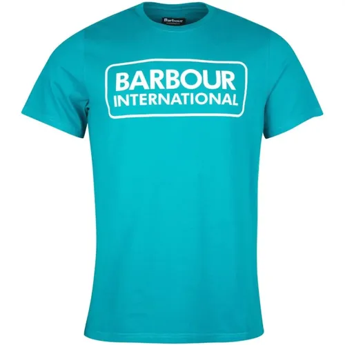 Essential Large Logo T-Shirt , male, Sizes: L - Barbour - Modalova