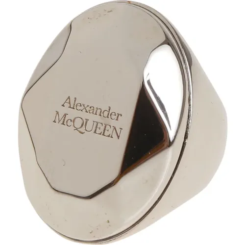Rings , Herren, Größe: 58 MM - alexander mcqueen - Modalova