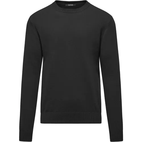 Soft Crew-Neck Sweater in Viscose-Wool Blend , male, Sizes: L, M, S, XL - BomBoogie - Modalova