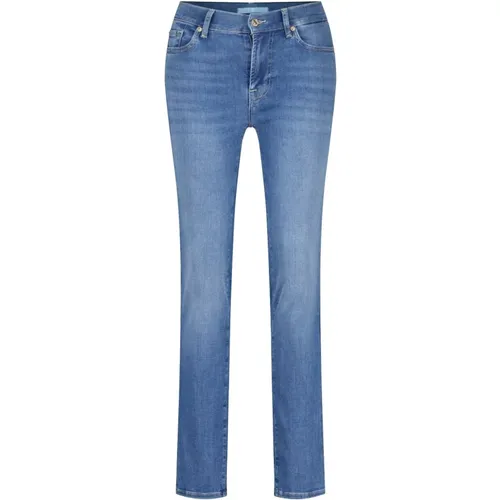 Roxanne Slim-Fit Jeans , male, Sizes: W26, W29, W25, W31, W30, W27, W32, W28 - 7 For All Mankind - Modalova
