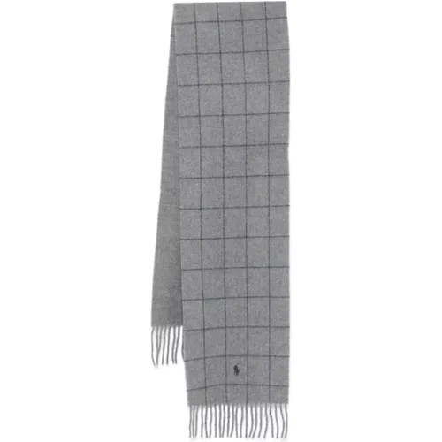 Polo Scarfs Grey , male, Sizes: ONE SIZE - Ralph Lauren - Modalova