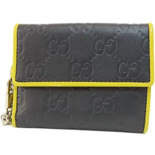 Pre-owned Leather wallets , female, Sizes: ONE SIZE - Gucci Vintage - Modalova