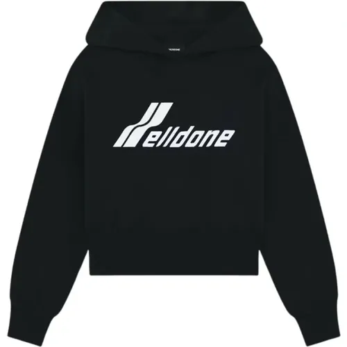 Schwarze Sweaters mit Buchstaben Symbol - We11Done - Modalova