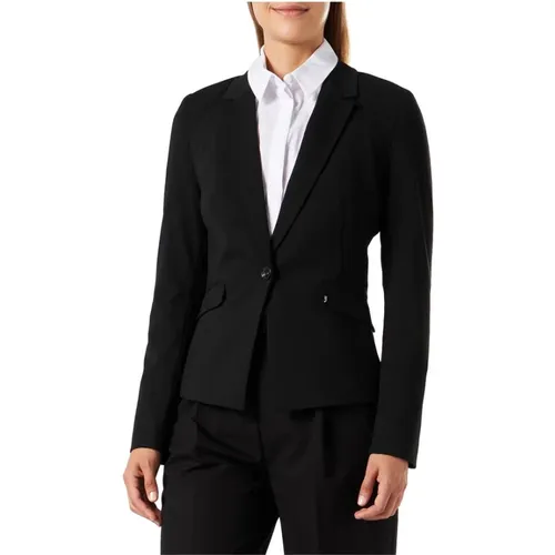 Eleganter Blazer mit Blusenstil , Damen, Größe: 3XL - comma - Modalova