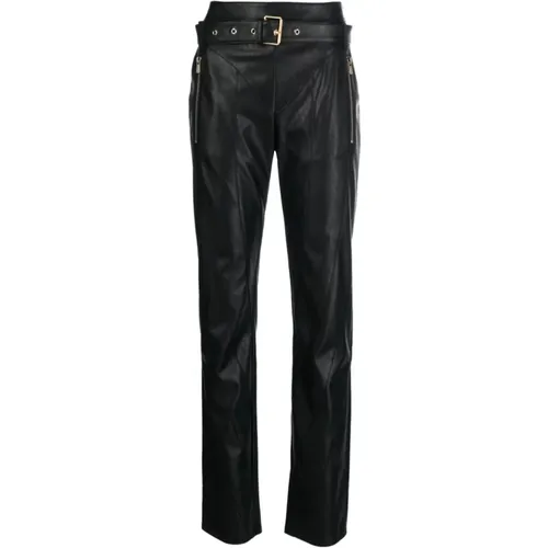 Faux Leather Trousers , female, Sizes: L - pinko - Modalova