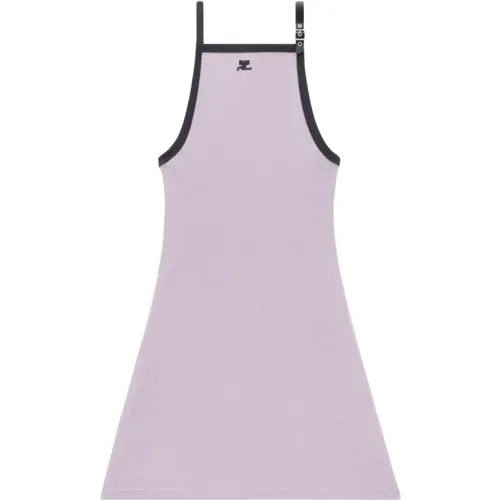 Dresses Grey , female, Sizes: M - Courrèges - Modalova