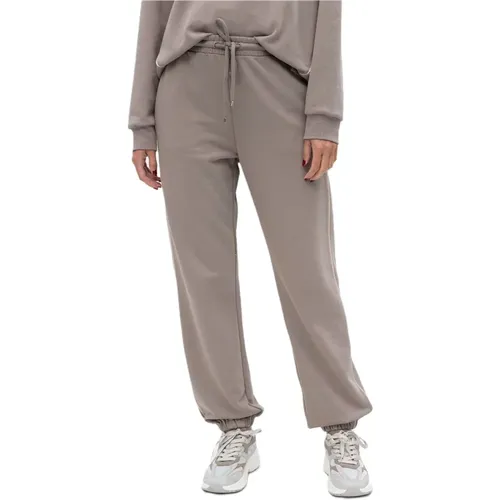 Graue sportliche 3D-Design-Hose , Damen, Größe: L - Max Mara - Modalova