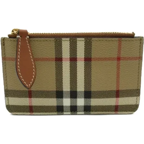 Pre-owned Canvas wallets , female, Sizes: ONE SIZE - Burberry Vintage - Modalova