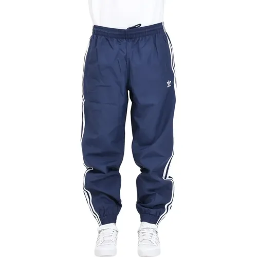 Blaue gewebte Fbird TP Hose mit Logo , Herren, Größe: XL - adidas Originals - Modalova