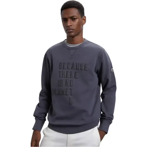 Herren Sweatshirt aus recycelter Baumwolle , Herren, Größe: L - Ecoalf - Modalova