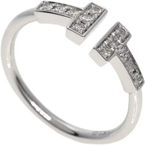 Pre-owned White Gold rings , female, Sizes: ONE SIZE - Tiffany & Co. Pre-owned - Modalova