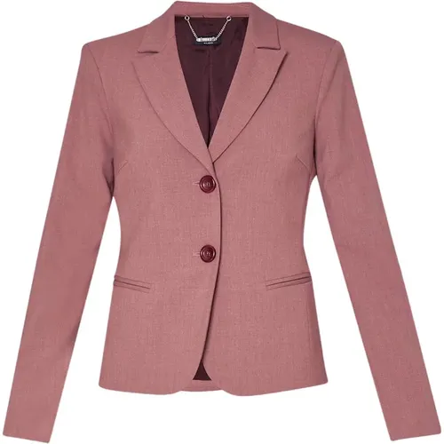 Eleganter Blazer mit Stretchstoff , Damen, Größe: M - Liu Jo - Modalova