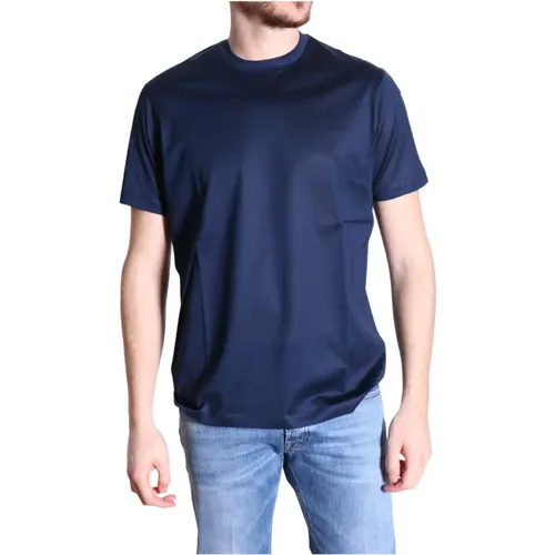 T-Shirt Silver Collection Blau , Herren, Größe: S - PAUL & SHARK - Modalova