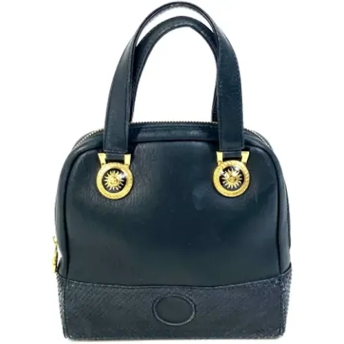 Pre-owned Leather handbags , female, Sizes: ONE SIZE - Versace Pre-owned - Modalova