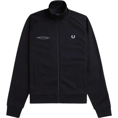 Lässiger Kapuzenpullover , Herren, Größe: 2XL - Fred Perry - Modalova