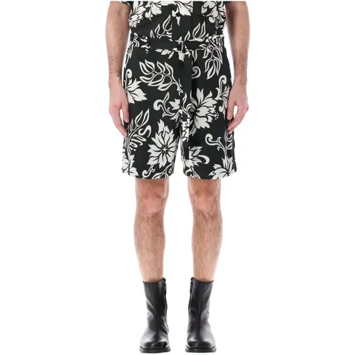 Floral Print Shorts , male, Sizes: M, L - Sacai - Modalova