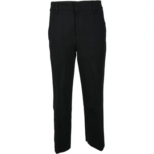 Elegant Stretch Viscose Blend Pants , female, Sizes: W27, W31, W30 - Dondup - Modalova