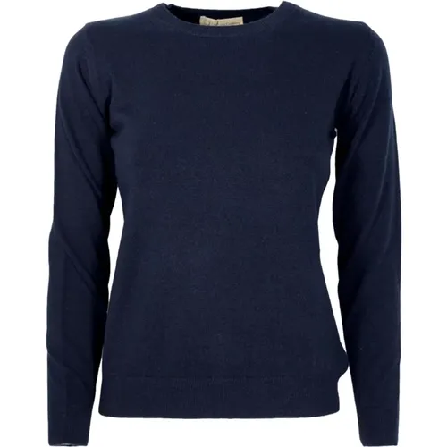 Soft Crewneck Cashmere Sweater in , female, Sizes: L, S, M, XL - Cashmere Company - Modalova