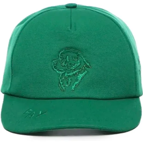 Emerald Baseball Cap with Round Visor , male, Sizes: ONE SIZE - Fay - Modalova