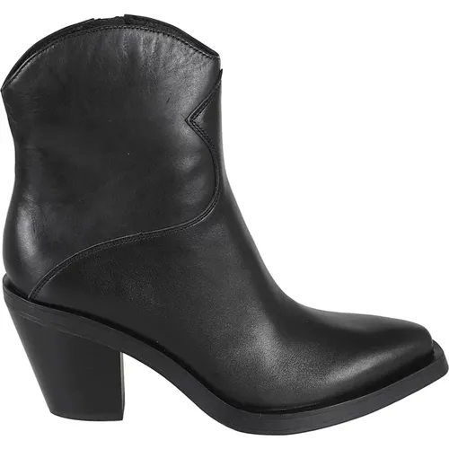 Schwarze Damen Stiefeletten , Damen, Größe: 39 EU - Ash - Modalova