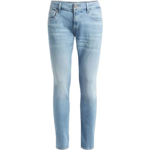 Light Washed Men39 Jeans , male, Sizes: W34, W30 - Guess - Modalova