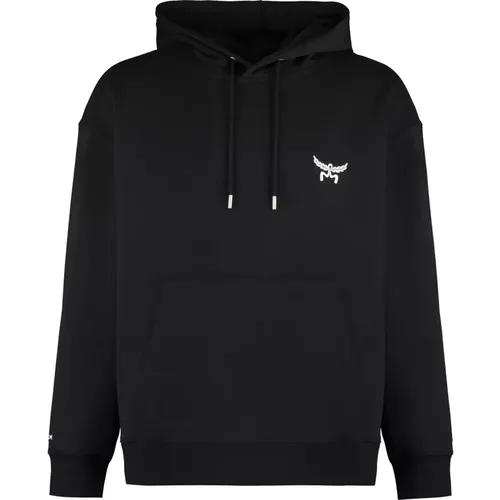 Baumwoll-Hoodie mit Logo , Herren, Größe: L - MCM - Modalova