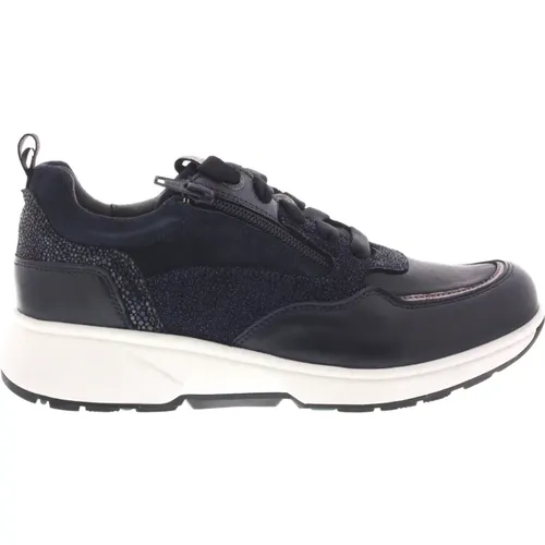 Stretchwalker Navy Leder Sneaker , Damen, Größe: 37 EU - Xsensible - Modalova