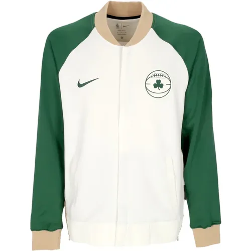 Boston Celtics Sweatshirt Full-Zip Jacket , Herren, Größe: S - Nike - Modalova