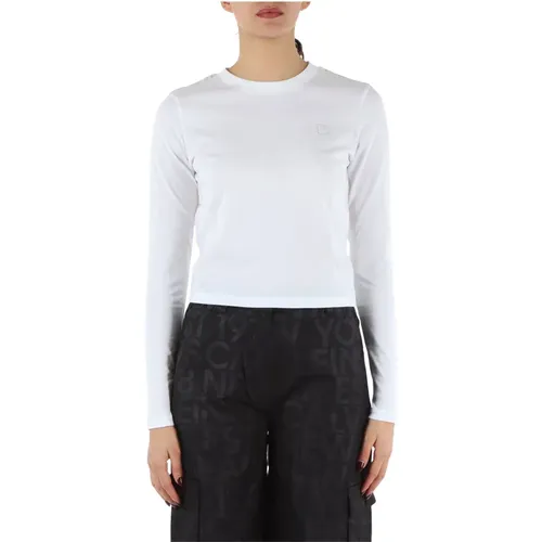 Long Sleeve T-Shirt with Logo Patch , female, Sizes: S - Calvin Klein Jeans - Modalova